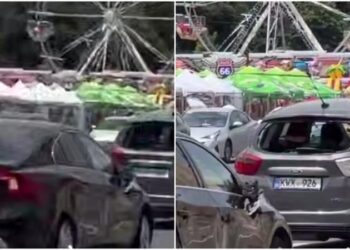 Coliziune în centrul Chișinăului, lângă Arcul de Triumf