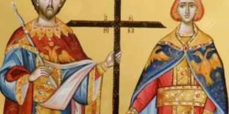 Astăzi creștinii ortodocși îi sărbătoresc pe Sfinții Constantin și Elena