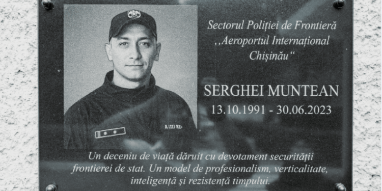 „Eroii nu mor niciodată”: Doi ani de la tragedia de pe Aeroport, în care polițistul de frontieră Serghei Munteanu a fost împușcat mortal. Mesajul emoționat din partea colegilor