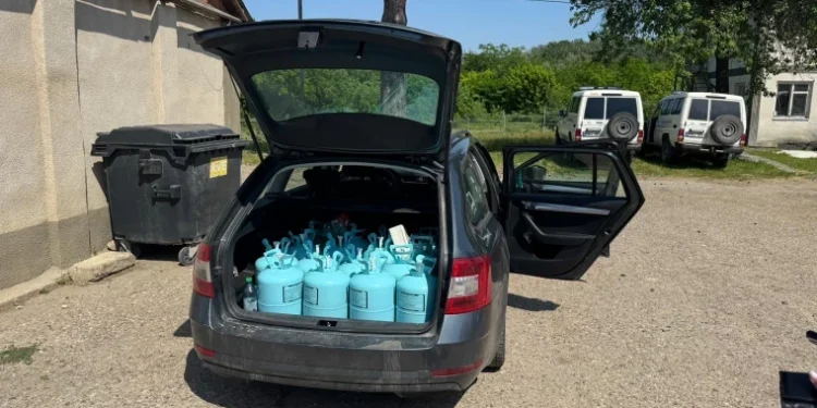 O străină a vrut să transporte substanțe periculoase peste frontieră