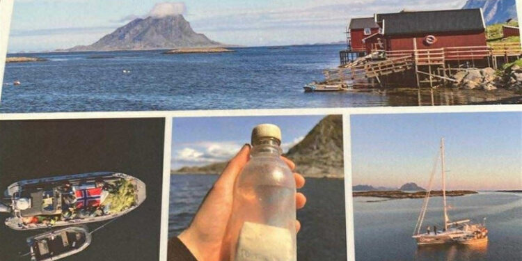 O elevă din Scoția a trimis pe mare o sticlă cu un mesaj. După 31 de ani a primit răspuns