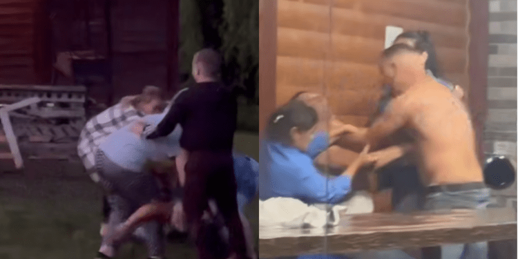 +18 Bătaie cu pietre și sticle sparte la o bază de odihnă din capitală