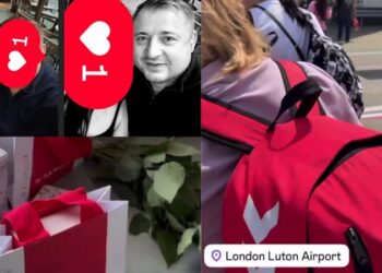 „Am ocupat jumătate de avion”. Svetlana Sainsus a zburat la Londra cu întreaga familie, la iubitul său Gheorghe Cavcaliuc. Ce „surprize” le-a pregătit acesta