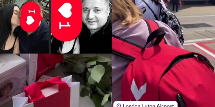 „Am ocupat jumătate de avion”. Svetlana Sainsus a zburat la Londra cu întreaga familie, la iubitul său Gheorghe Cavcaliuc. Ce „surprize” le-a pregătit acesta