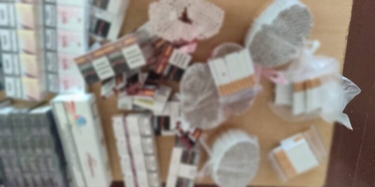 Contrabandă cu țigări descoperită de patrula de frontieră la Cuconeștii Noi