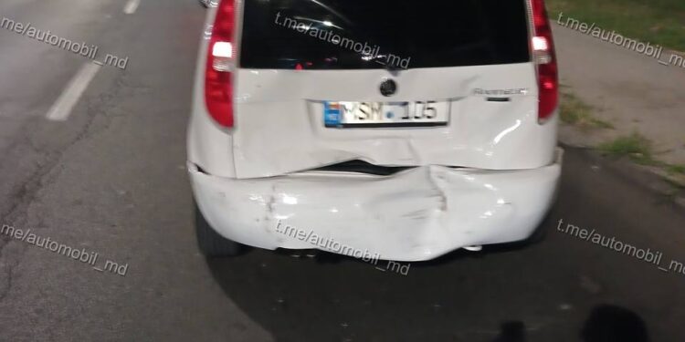 Авария в Кишиневе: Попал в ДТП, когда пытался пропустить пешеходов