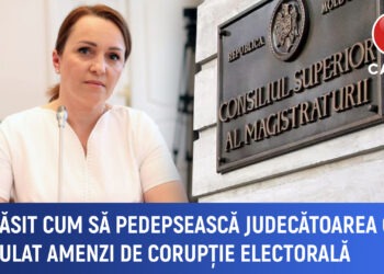 Sancțiuni pregătite pentru judecătoare care a anulat amenzi de corupție electorală