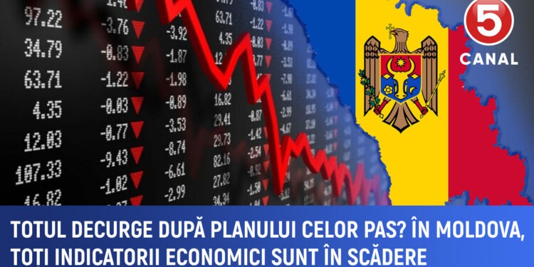Totul decurge după planului celor PAS? În Moldova, toți indicatorii economici sunt în scădere