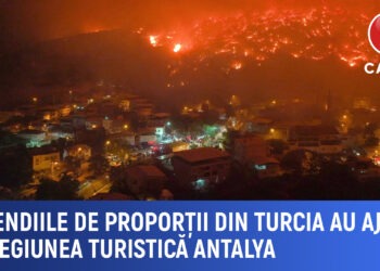Incendii de pădure scăpate de sub control în Turcia: temperaturi de peste 50°C și cel puțin 17 morți