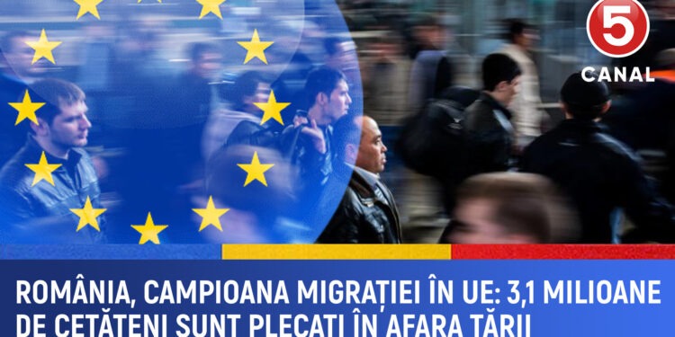 România, pe primul loc în UE la migrație: cei mai mulți cetățeni stabiliți în alte state
