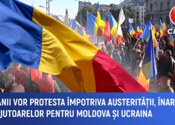 Românii pregătesc proteste împotriva austerității, înarmării și ajutoarelor pentru Moldova și Ucraina