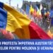 Românii pregătesc proteste împotriva austerității, înarmării și ajutoarelor pentru Moldova și Ucraina