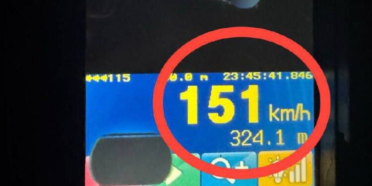 Tânăr din Soroca prins cu 151 km/h în localitate, riscă amendă și suspendare