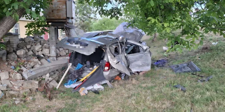 Doi morți într-un accident violent la Drochia