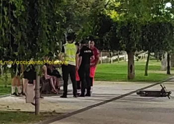 Accident pe o alee din Chișinău: Un copil, lovit de trotinetă