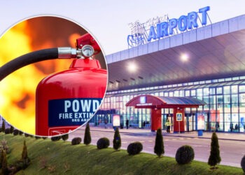 Un stingător a explodat la Aeroportul Chișinău: Ce spun autoritățile