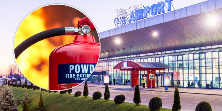 Un stingător a explodat la Aeroportul Chișinău: Ce spun autoritățile