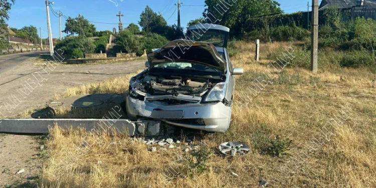 Accident în stânga Nistrului: Tânără rănită, a refuzat spitalizarea