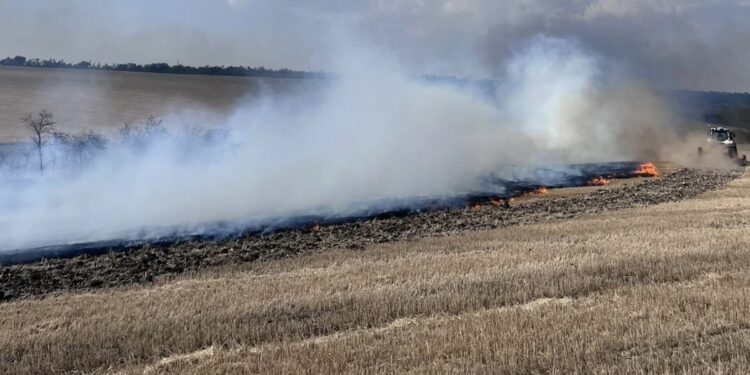 Risc sporit de incendii în perioada secerișului. Campanie IGSU