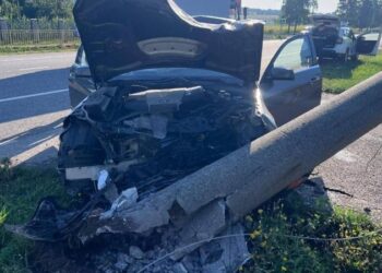 O fetiță de 2 luni, rănită într-un grav accident rutier la Grigorăuca