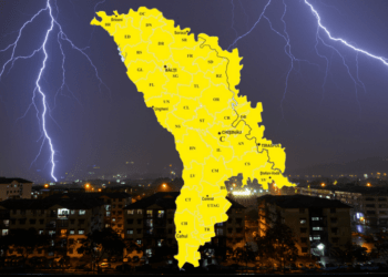 Снова ливни и грозы: в Молдове объявлен «жёлтый код» метеоопасности