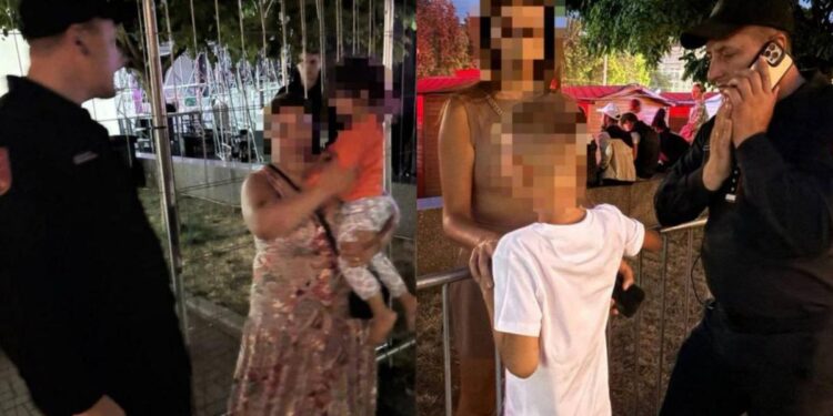 Карабинеры нашли двух потерявшихся на концерте детей