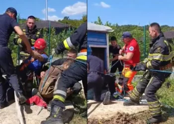 Спасательная операция в Оргееве. Сотрудники ГИЧС вытащили мужчину, упавшего в колодец