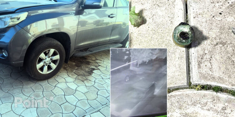 В Кишинёве неизвестные подожгли машину пенсионеров, бросив «коктейль Молотова» во двор