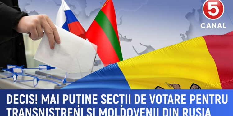 Decis. Mai puține secții de votare pentru transnistrieni și diaspora din Rusia