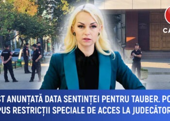 A fost anunțată data pronunțării sentinței în dosarul Marinei Tauber. Poliția a instituit restricții speciale de acces la  judecătorie