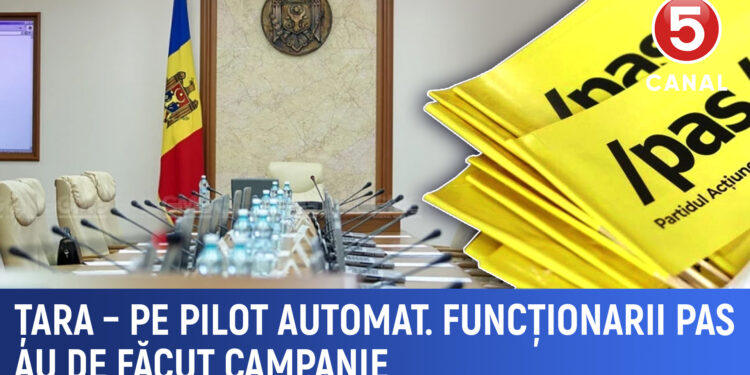 Țara – pe pilot automat. Funcționarii PAS au de făcut campanie