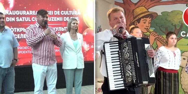 Casa de cultură din Cucuruzeni a prins o nouă viață cu sprijinul echipei lui Ilan Șor