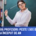 Școala fără profesori. Peste 1.500 de posturi vacante la început de an