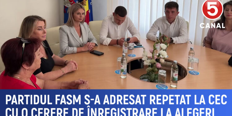 Partidul FASM s-a adresat repetat la CEC cu o cerere de înregistrare la alegeri