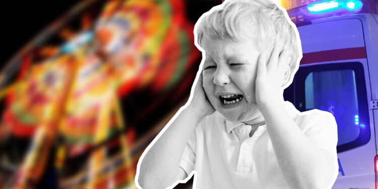 Carusel defect în Costești, la festivalul organizat de autoritățile locale PAS. 5 copii au fost spitalizați