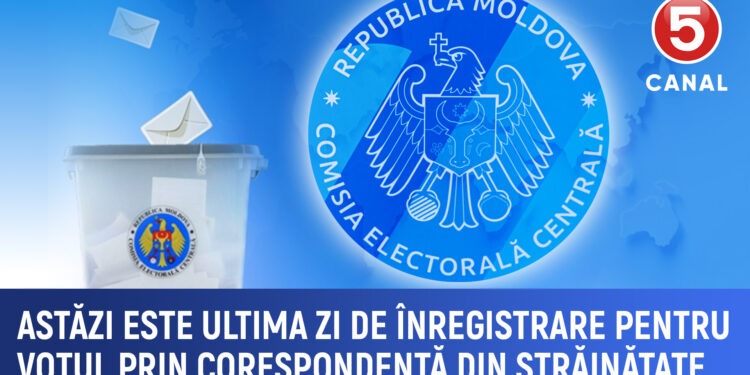 Astăzi este ultima zi de înregistrare pentru votul prin corespondență din străinătate
