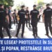 Forța bate legea. Protestele în susținerea lui Guțul și Popan, restrânse brutal