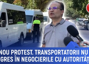 Un nou protest. Transportatorii nu văd progres în negocierile cu autoritățile