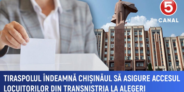 Tiraspolul îndeamnă Chișinăul să asigure accesul locuitorilor din Transnistria la alegeri