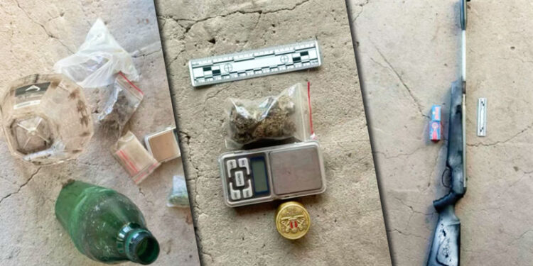 Bărbat din Ștefan Vodă, reținut pentru trafic de droguri și armă ilegală