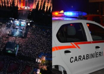 Doi petrecăreți reținuți după conflicte cu carabinierii la concertul de Ziua Independenței