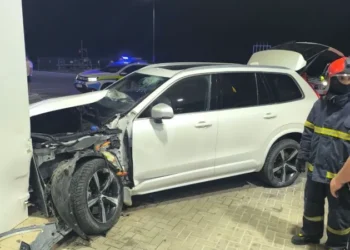 В Сороках водитель врезался в опору крыши АЗС, обошлось без пострадавших