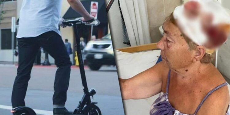 Soroca: bătrînă lovită de un adolescent pe trotinetă, în stare gravă la spital