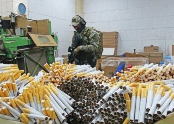В Украине ликвидировали подпольную фабрику, где делали сигареты для Молдовы