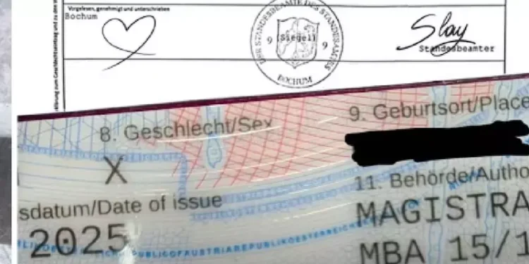 Austria a emis primul pașaport cu gen neutru, marcat cu „X”