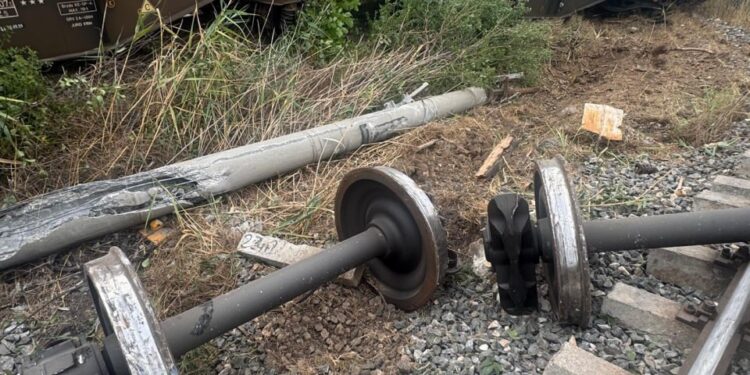 Trafic reluat Constanța–Mangalia după deraiarea unui tren de marfă