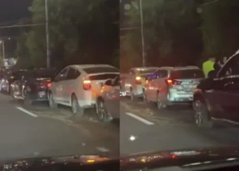 Цепная авария на улице Григоре Виеру в столице: 2 BMW, 2 Toyota и Renault