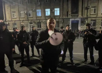 Ночные протесты у МИД и ЦИК: Оппозиция обвиняет власти в фальсификациях