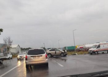 Серьезная авария в Сынжере: Столкнулись три автомобиля