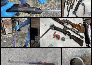 Полиция обнаружила внушительный арсенал. У двух мужчин из Оргеева прошли обыски